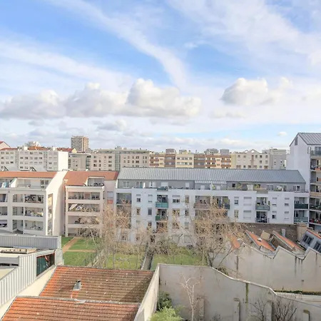 公寓 Romantique Climatisee Parking Proche Lyon 6 维勒班